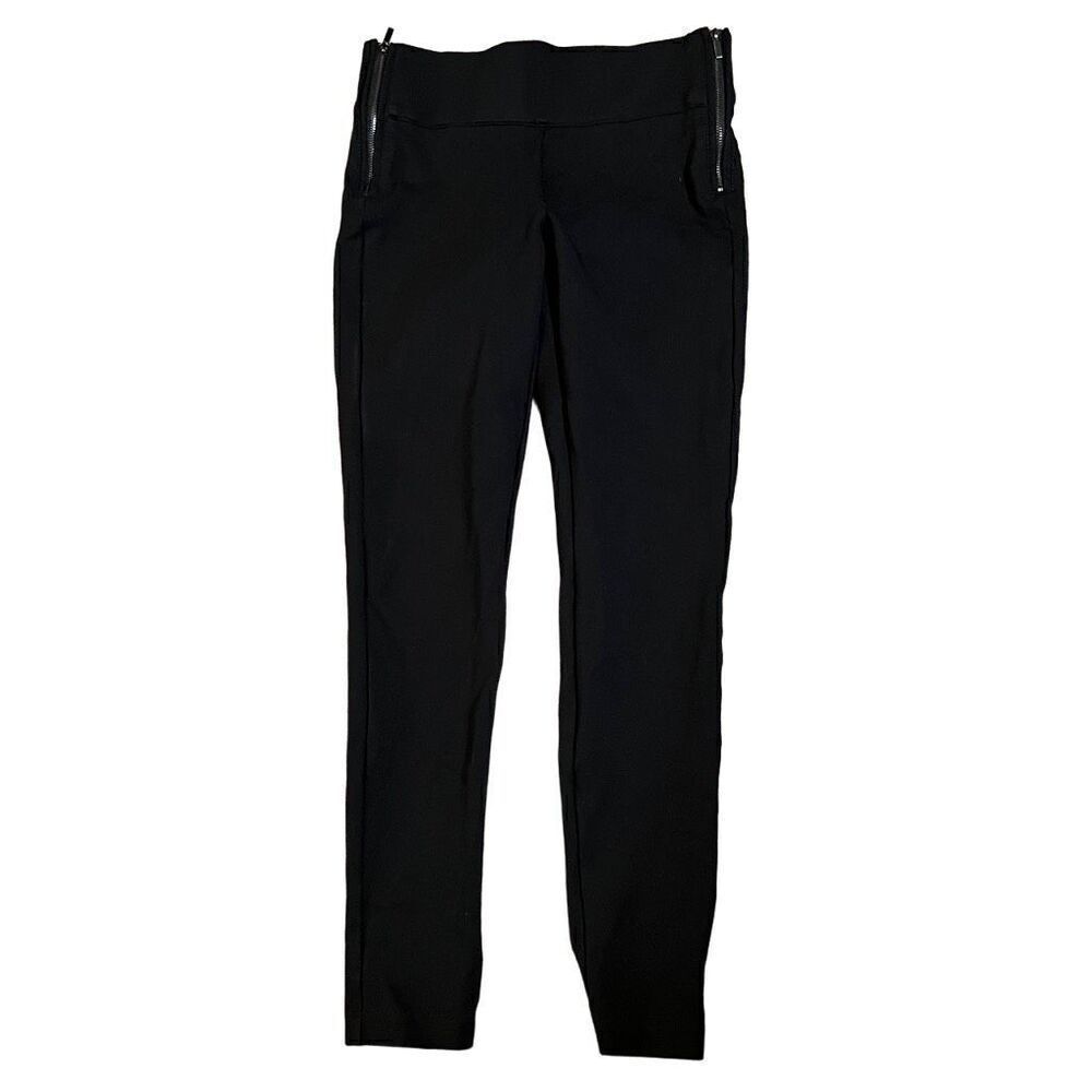 Zara Trafaluc Collection Women's Mid-Rise Side Zip Ankle Pants Black Size Medium